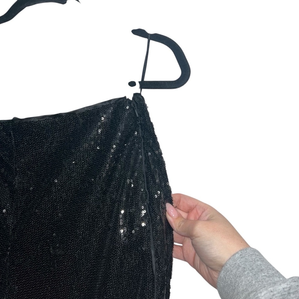 NEW NWT La Ligne Oona Sequined Pant In Black - Picture 6 of 12